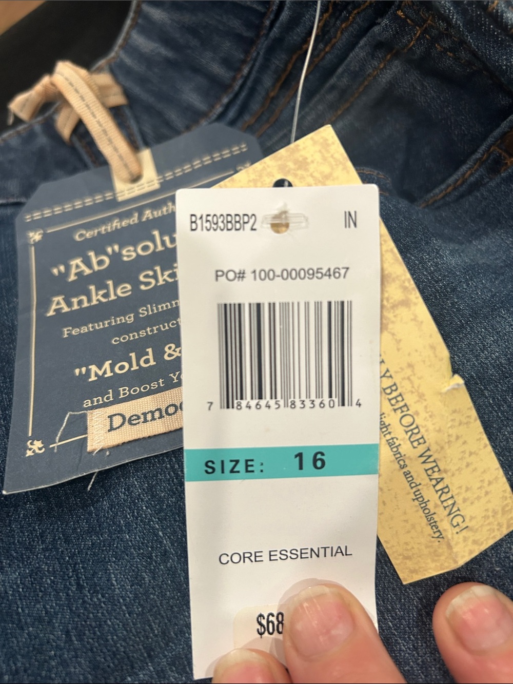 Democracy NWT size 16 “Ab” solution Ankle Skimmer - Picture 11 of 11